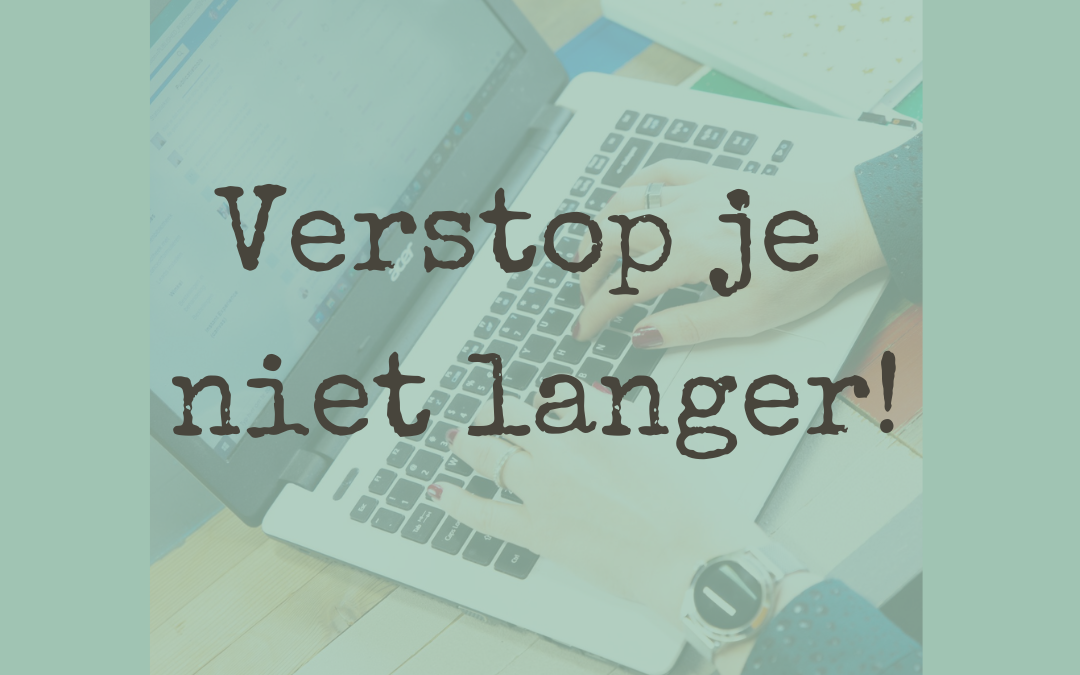 Verstop je niet langer! - webshop-blogger